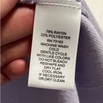 Cable & Gauge Cable & Gage Lavender Sweater Lightweight Purple Cardigan Bow Lattice Sleeve L Photo 7