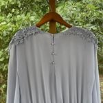 Ursula Of Switzerland Women's Vintage Ice Blue Maxi Dress Size 12 Photo 3