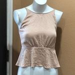 ZARA  light cream open back top Photo 0
