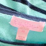 Lilly Pulitzer  Maria Sweater Boatneck Everglades Stripe Blue & White Sz XS Photo 3
