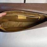 I Santi medium brown leather shoulder bag made in Italy Photo 4