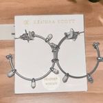 Kendra Scott NWT! Freida Rhodium Plated Hoop Earrings Photo 0