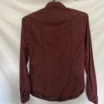 Guess  Y2K Grunge Womens Shirt Sz L Red Studs Glass Snap Country Plaid  Rodeo Photo 5