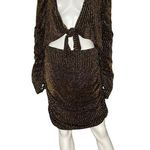 WAYF  X Emma Rose Corvette Long Sleeve Ruched Mini Dress Women’s Sz XL Photo 1