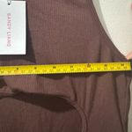 Sandy Liang  Riblet Tank in Cocoa Large Photo 3