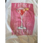 Wildfox  French Martini Cotton Blend Graphic T-Shirt Size M Photo 2