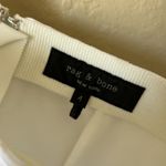 Rag and Bone white snap front cropped pants Photo 9