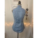 Forever 21 (B-38) Short sleeves womens top size S blue color Photo 3