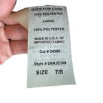 B. Smart NWT Navy Cream Floral Lace Sleeveless Short Fit & Flare Dress Size 7/8 Photo 7