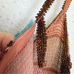 Vintage 100% Silk Y2K Babydoll Top Size XL Beaded Sequin Boho Fairy Festival Pink Size M Photo 7