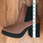 MIA Dru Chelsea Platform Boot Bootie Chunky Block Heel Brown Black Size 11 Photo 12