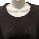 Zyia Black Chill Long Sleeve Tee Sz. XL Breathable Yoga Work Out Top Athletic Photo 2