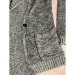 Gap  Marled Gray Shawl Collar Open Front Cardigan Sweater Size M Cozy Knit I0188 Photo 3