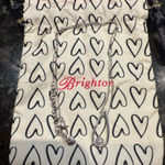 Brighton ‎ Chara Crystal Silver Pendant Necklace Photo 0