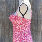 ZARA  Pink Ditzy Floral Corset Spaghetti Strap Bodysuit Size M Photo 5