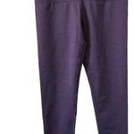Tuff Athletics NWT  HEATHERED PURPLE 7/8 LEGGINGS Photo 0