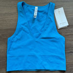 Athleta  Blue Aurora Crop Rib‎ Tank (NWT, M) Photo 0