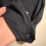 Lululemon  Bhakti Yoga Jacket Luon Pique Black Dark Slate / Black- Size 6 Photo 3