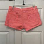 Blu Pepper Bright coral pink distressed shorts Photo 1