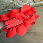Sondra Roberts  Satin Red Rose Clutch Photo 5