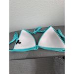 Mudd Teal‎ Swimsuit top with tropical print bottoms size Large  beach pool summer Photo 11