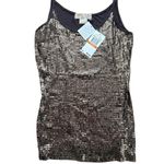 Michael Kors - Sequin Black & Gold Women's Tank Top Photo 1