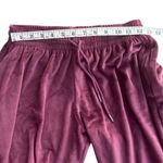 PINK - Victoria's Secret PINK Victoria Secret purple velour lounge pants size small Photo 2