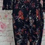 Anthropologie Maeve  3/4 bell sleeve tapered leg tie waist jumpsuit Photo 2