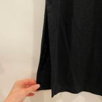 Paige  Black Knit V-Neck Midi Dress with Slit Photo 4