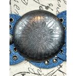 8 Other Reasons  Montana Stallion Belt Studded Blue Denim 43" Photo 12