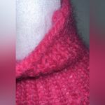 IRO  mohair & wool hot pink distressed turtleneck sweater Photo 11