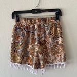 SheIn multicolored paisley shorts with tassels Photo 1