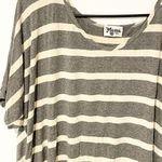 Show Me Your Mumu  Size Small Cream Grey Short Sleeve Tunic Knit Top Photo 1