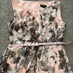 Connected Apparel  Light Pink Floral Mini Dress | Size 8 Photo 8