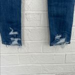 American Eagle Outfitters Blue Skinny Jeans with Distressed Details Photo 8