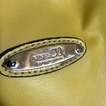 Nine & Co. Yellow Handbag Shoulder Bag Purse Faux Leather Retro Y2K Babydoll Photo 3