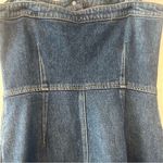 Reformation  Camille denim button fromt sleeveless dress in Kasai wash size 2 Photo 15