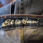 Eddie Bauer  Jeans Womens 16 Blue Slightly Curvy‎ Straight Leg Medium Wash Denim Photo 5