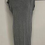 Eileen Fisher gray T-shirt dress size small cap sleeves Photo 0