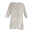 Club Monaco  Cream/White Long Sleeve Textured Dress Size 0 Photo 1