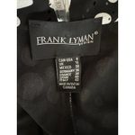 Frank Lyman Open Jacket Women’s Size 8 Black White Polka Dot Shimmer Stretch Photo 3