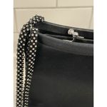 Vtg Judith Leiber Black Satin Bag Rhinestone Evening Purse Bonwit Teller‎ Dressy Photo 3