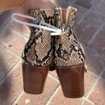 Abound  Kayla Snake Embossed Block Heel Booties size 6 Photo 4