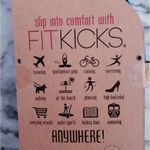 Fitkicks Slip On Athleisure Shoes Blue Green Flex Size Medium (7 Photo 8