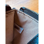 Jimmy Choo Coin Case Wallet Zip-Around Floral Pattern LISE-Z Card Holder Purple Photo 11