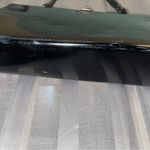 Vintage patent Leather Hinged Top Handle Bag black w/ gold hardware Spilene Photo 3