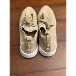 Nautica Shoes Womens 8.5 Knitted Low Top Sneakers Beige Lace Up Casual Comfort Photo 2