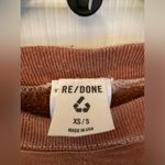 RE/DONE REDONE Mickey Mouse Women’s Cotton Sweatshirt Burnt Orange Size XS/S Photo 5