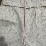 BLANK NYC NWT  BLANCHE High Waist Belted Floral Linen Shorts Size M Photo 10
