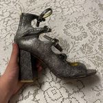 Joie Women’s  Laina Metallic Leather Heeled Sandals size 40 9.5 Photo 2